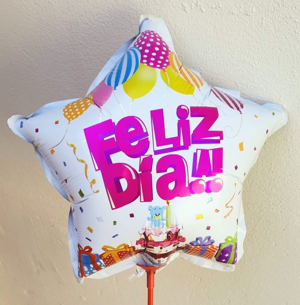 Globo Feliz día estrella
