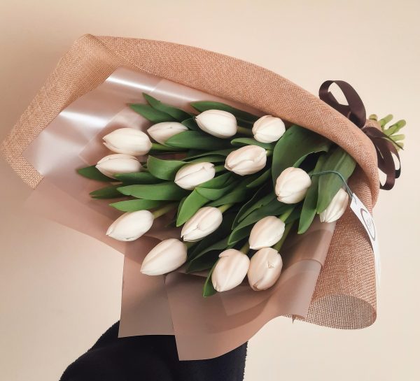 Ramo 15 Tulipanes Blanco