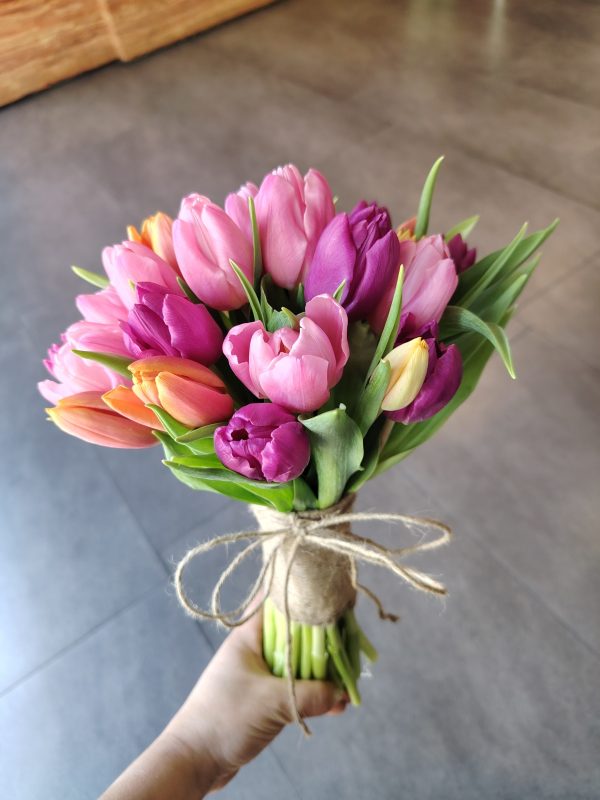 Ramo de Novia con 30 Tulipanes