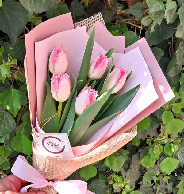 Mini Ramo Tulipán Rosado